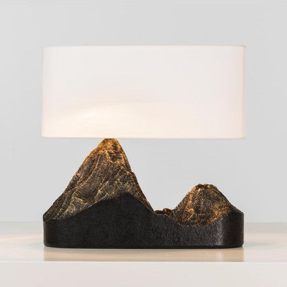 Landscape Art Deco Material Table Lamp