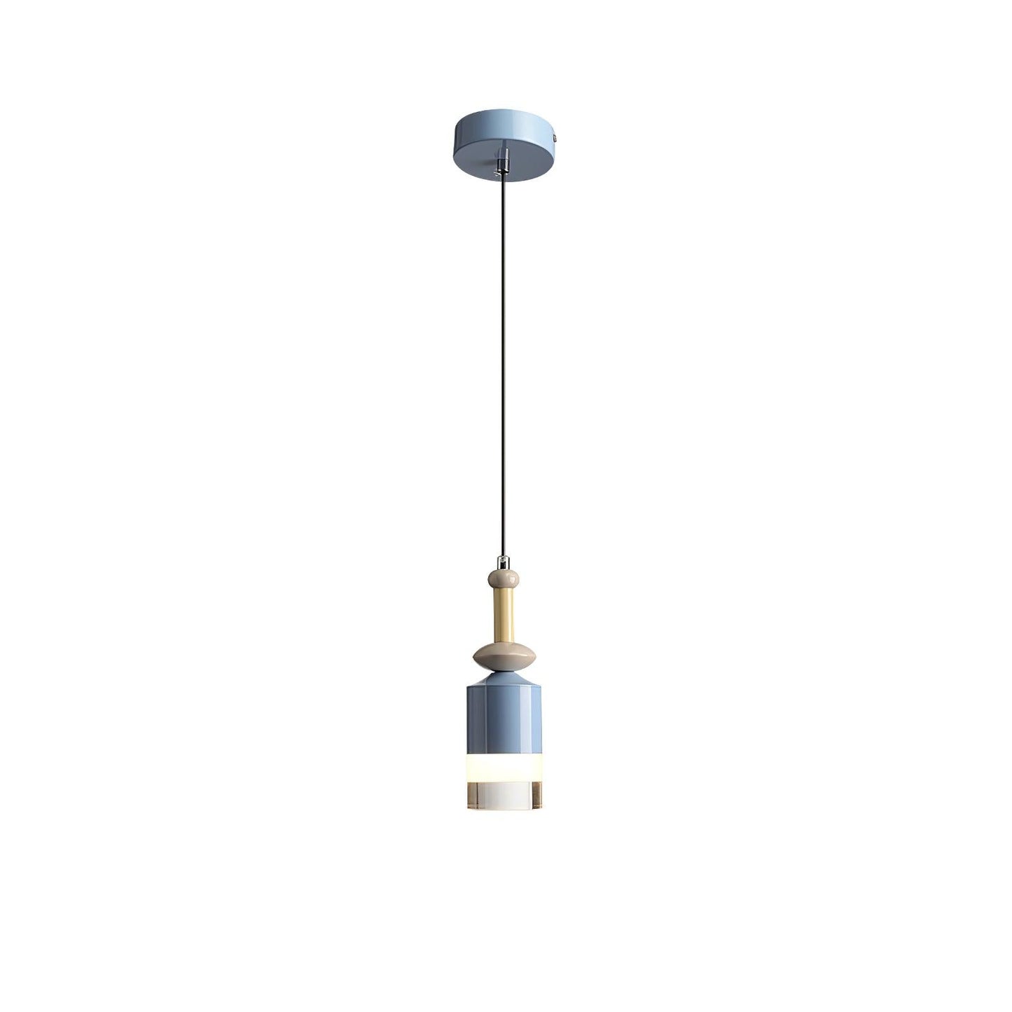 Lariat Scandinavian Crystal Pendant Lamp