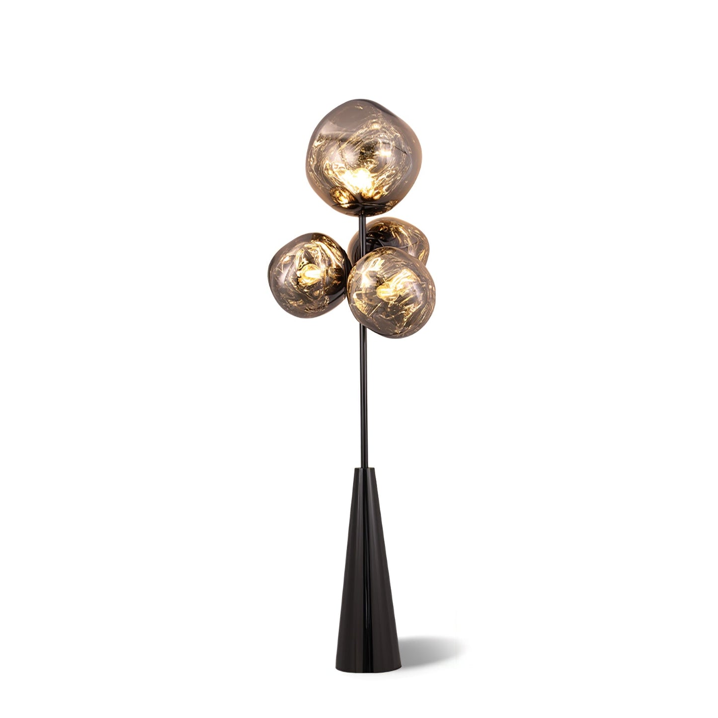 Lava Column Eclectic Crystal Floor Lamp