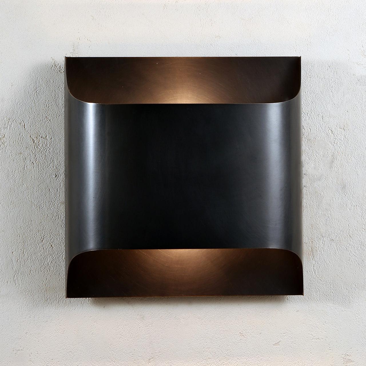 Leclerc Art Deco Brass Wall Lamp