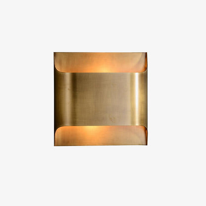 Leclerc Art Deco Brass Wall Lamp