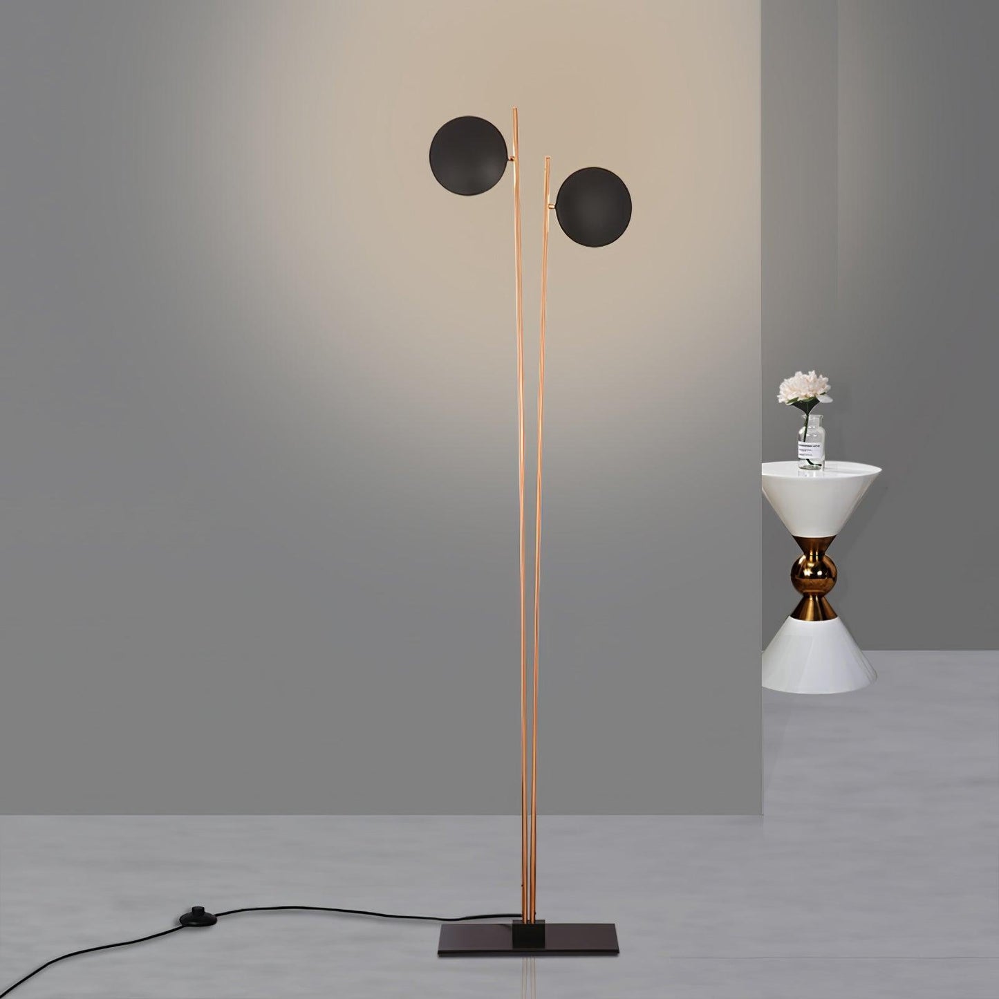 Giorgio Eclectic Metal Floor Light