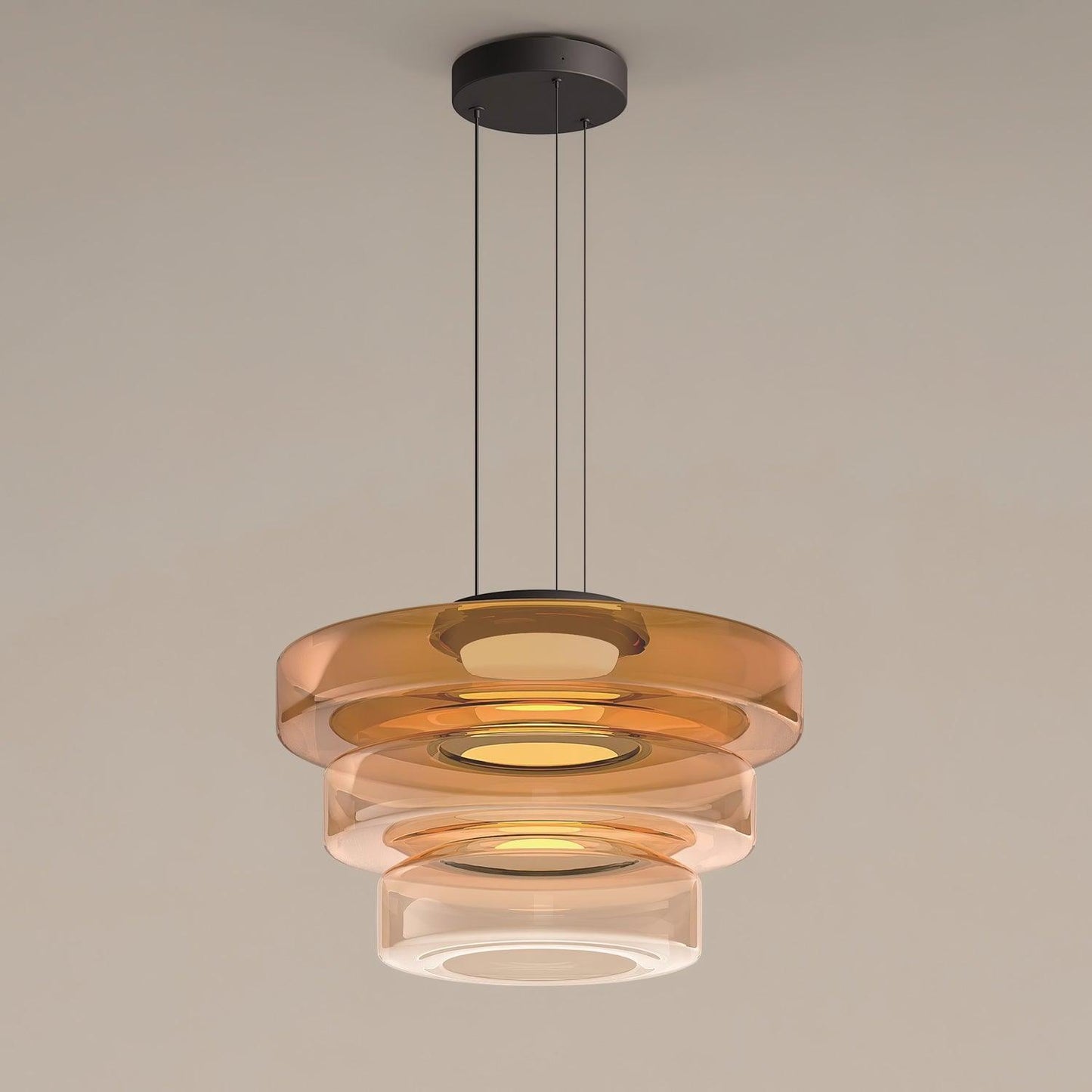 Levels Series Eclectic Crystal Pendant Light