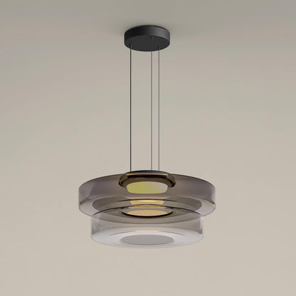 Levels Series Eclectic Crystal Pendant Light