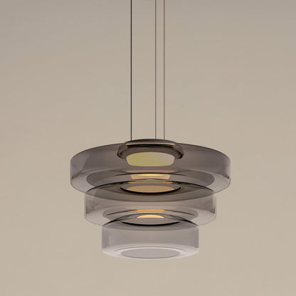 Levels Series Eclectic Crystal Pendant Light