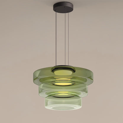 Levels Series Eclectic Crystal Pendant Light