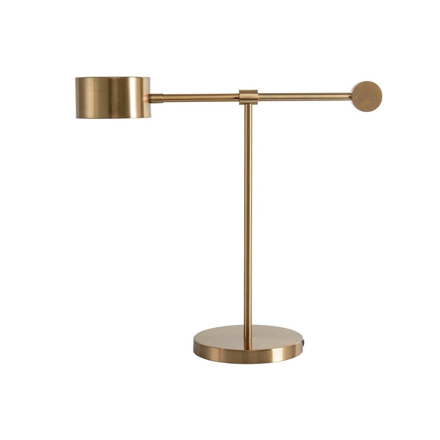 Lever Office Eclectic Metal Table Light