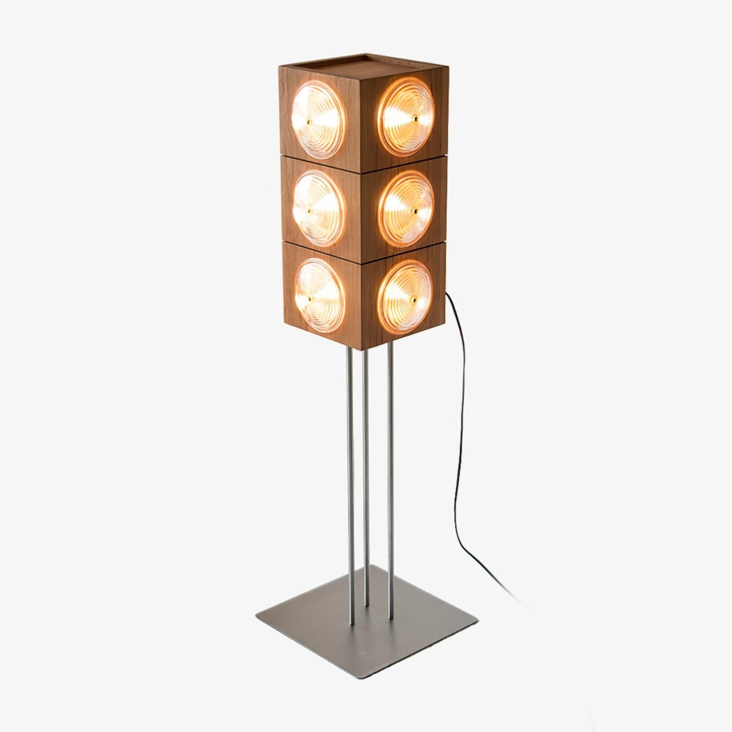 Cinematic Lightbox Camera Vintage Crystal Floor Lamp