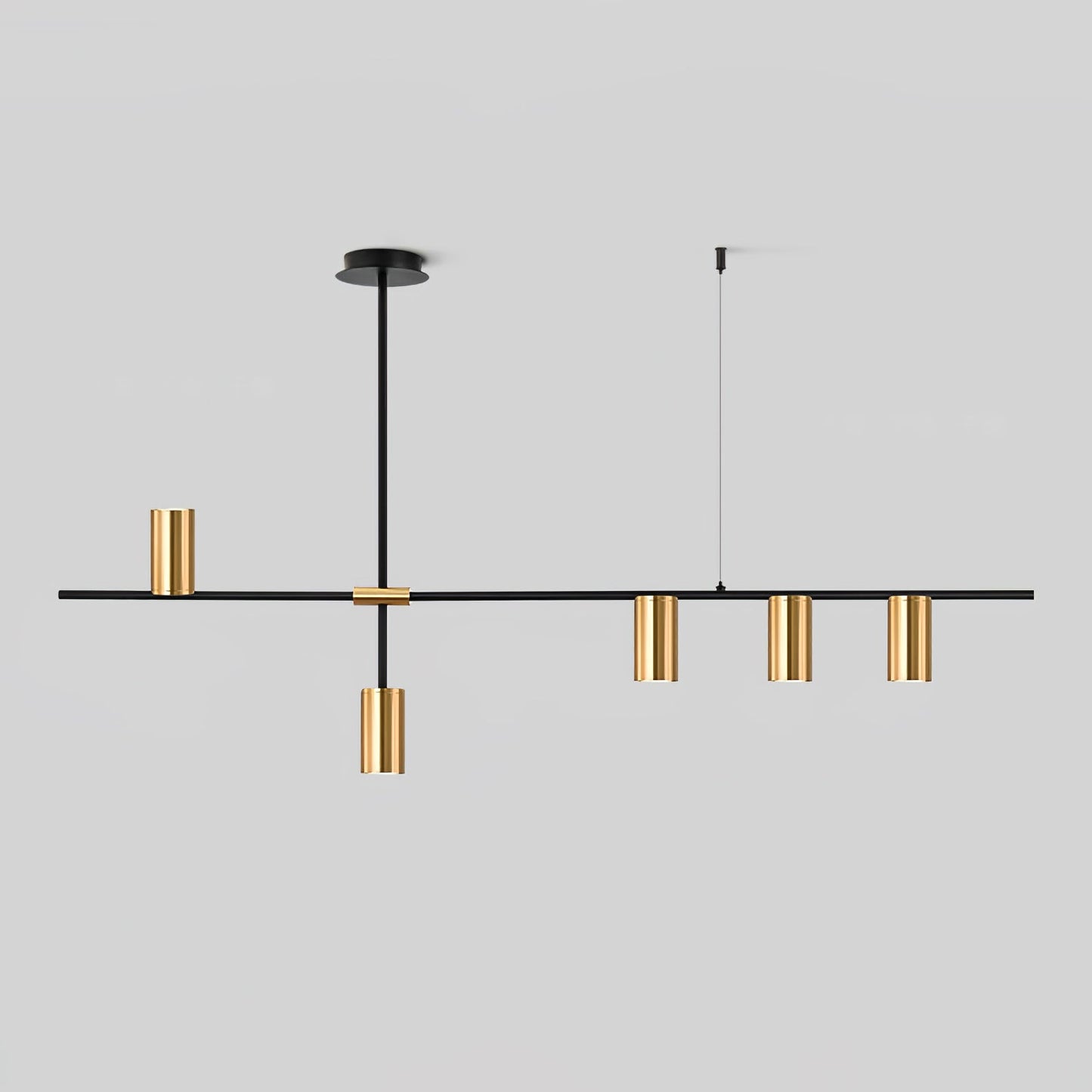 Linear Island Modern Metal Pendant Lamp