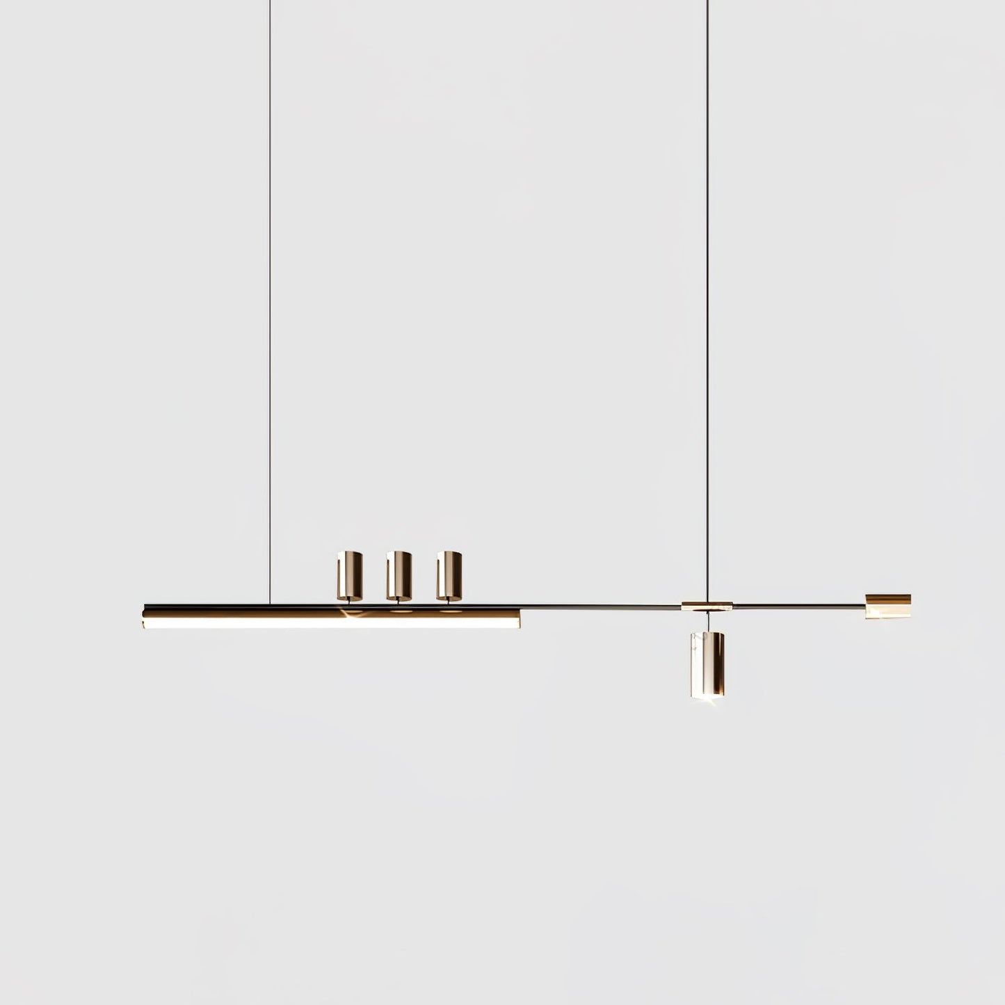 Linear Island Modern Metal Pendant Lamp