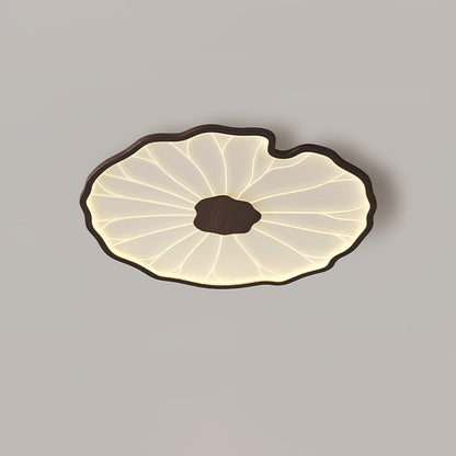 Lotus Leaf Acrylic Rustic Metal Ceiling Lamp