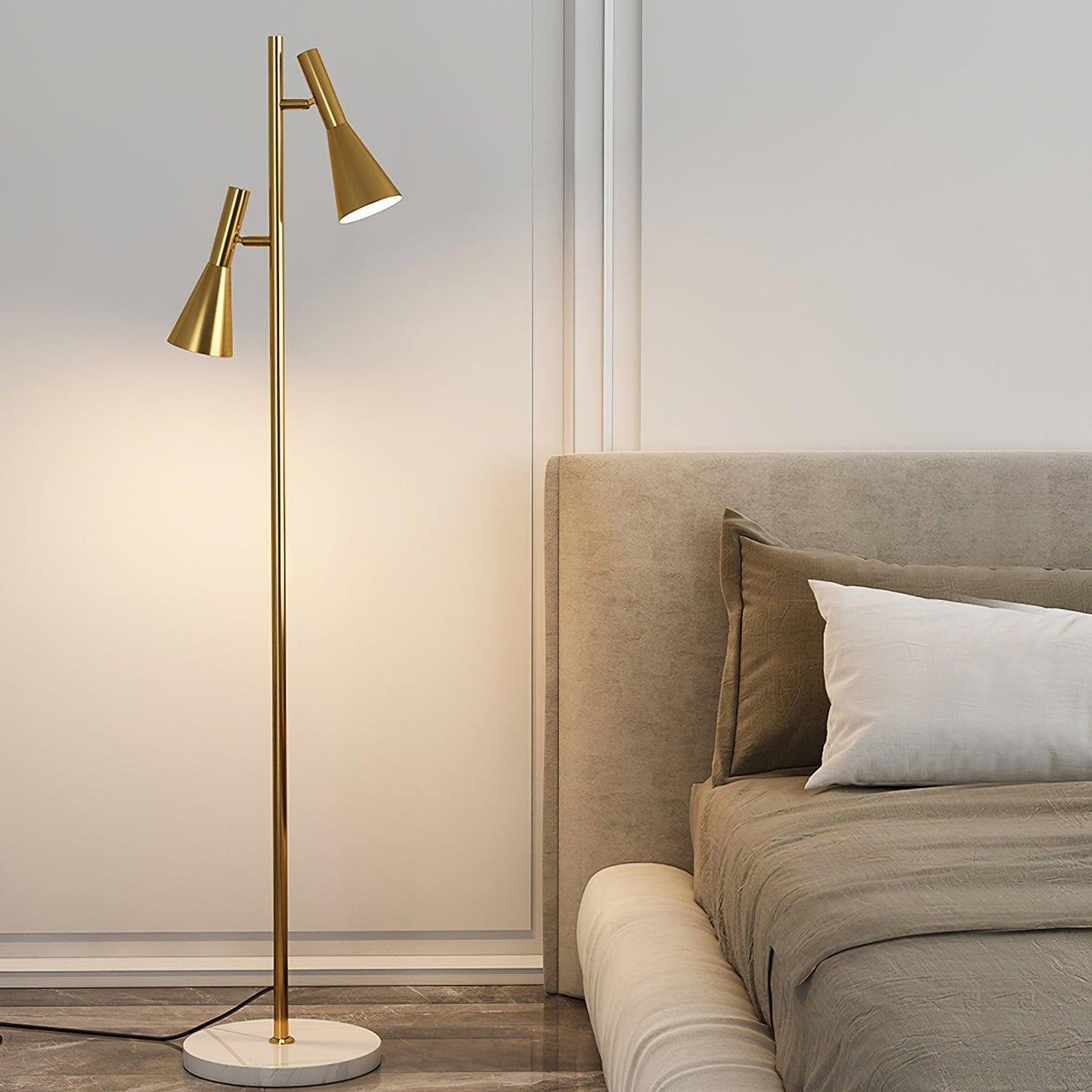 Lron Mouth Luxury Metal Floor Lamp