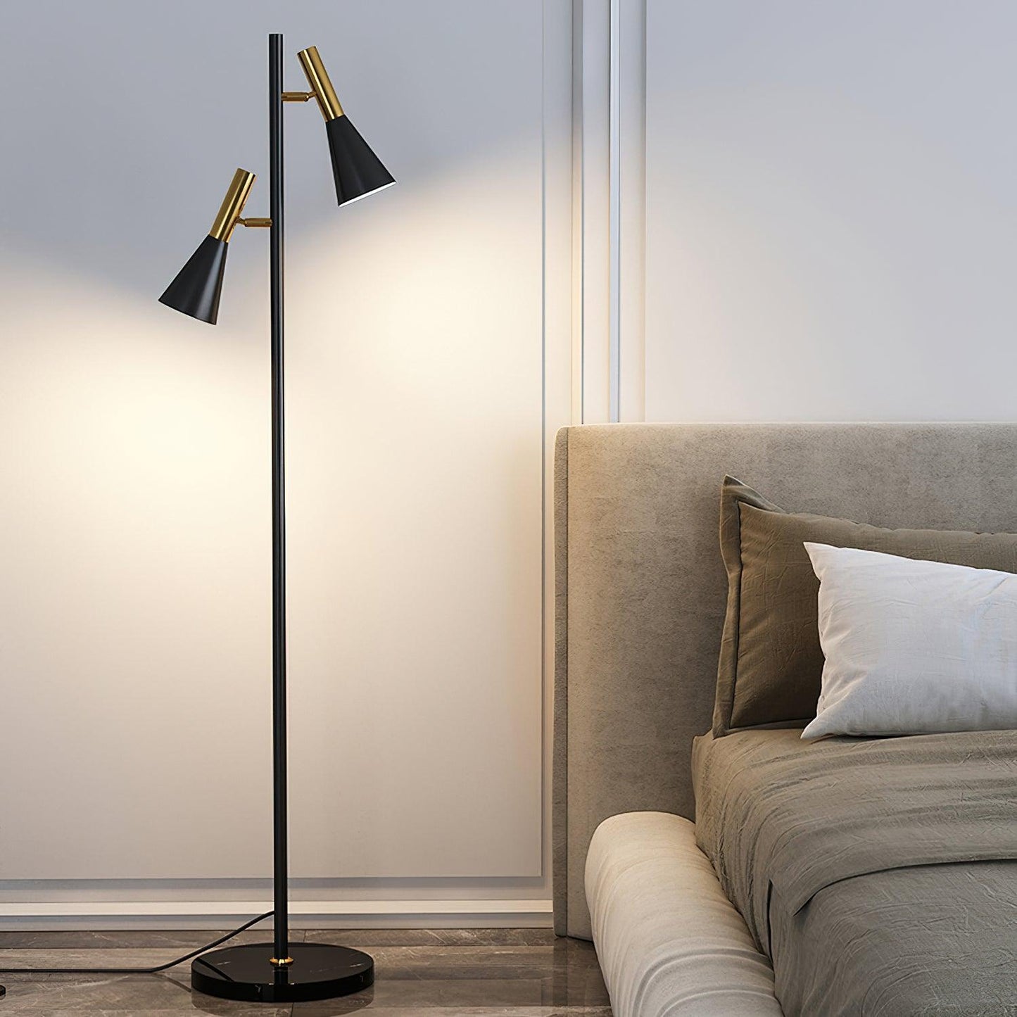 Lron Mouth Luxury Metal Floor Lamp