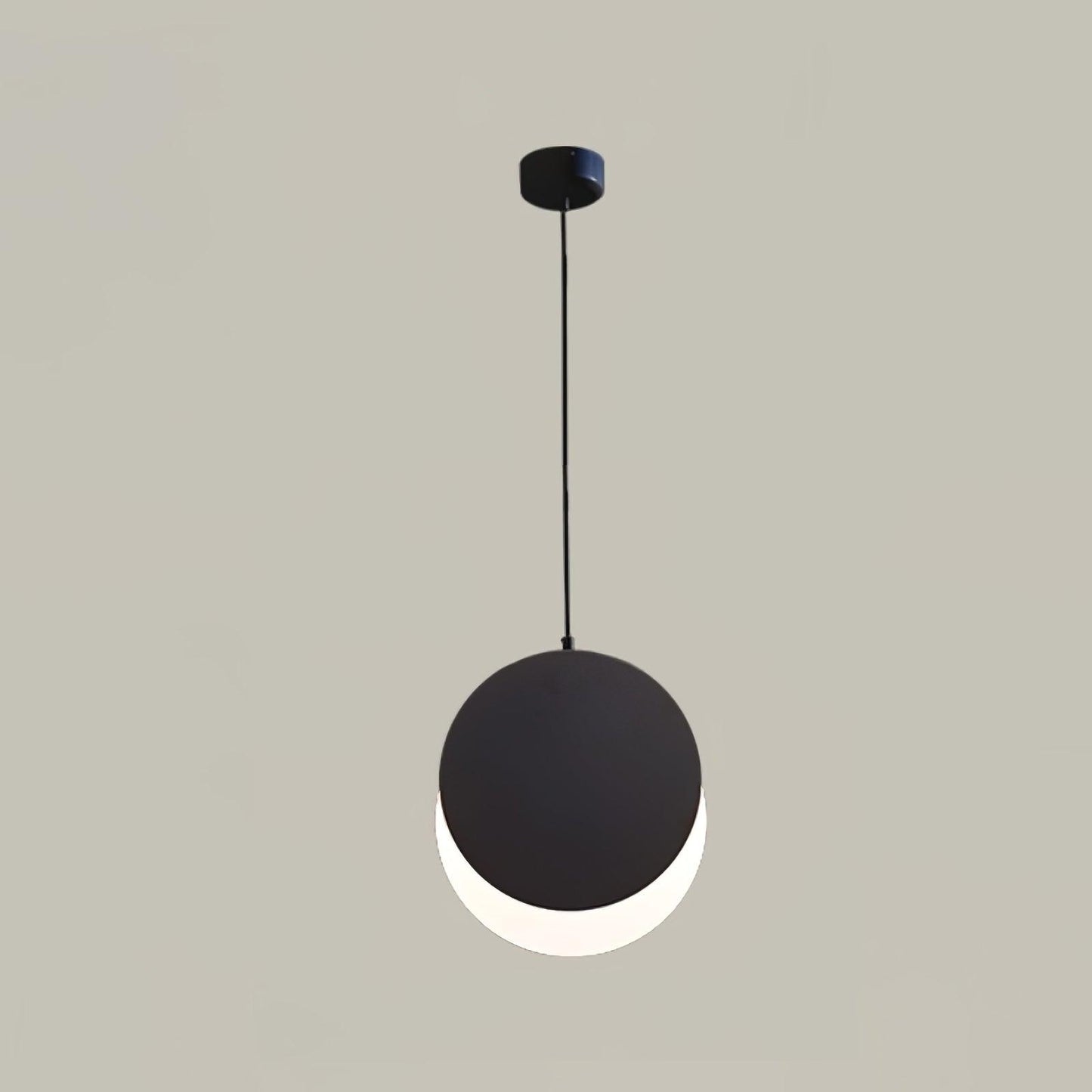 Lunar Eclipse Eclectic Metal Pendant Light