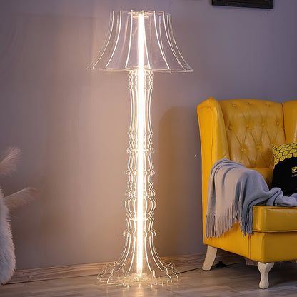 Josephine Table & Modern Metal Floor Lamp