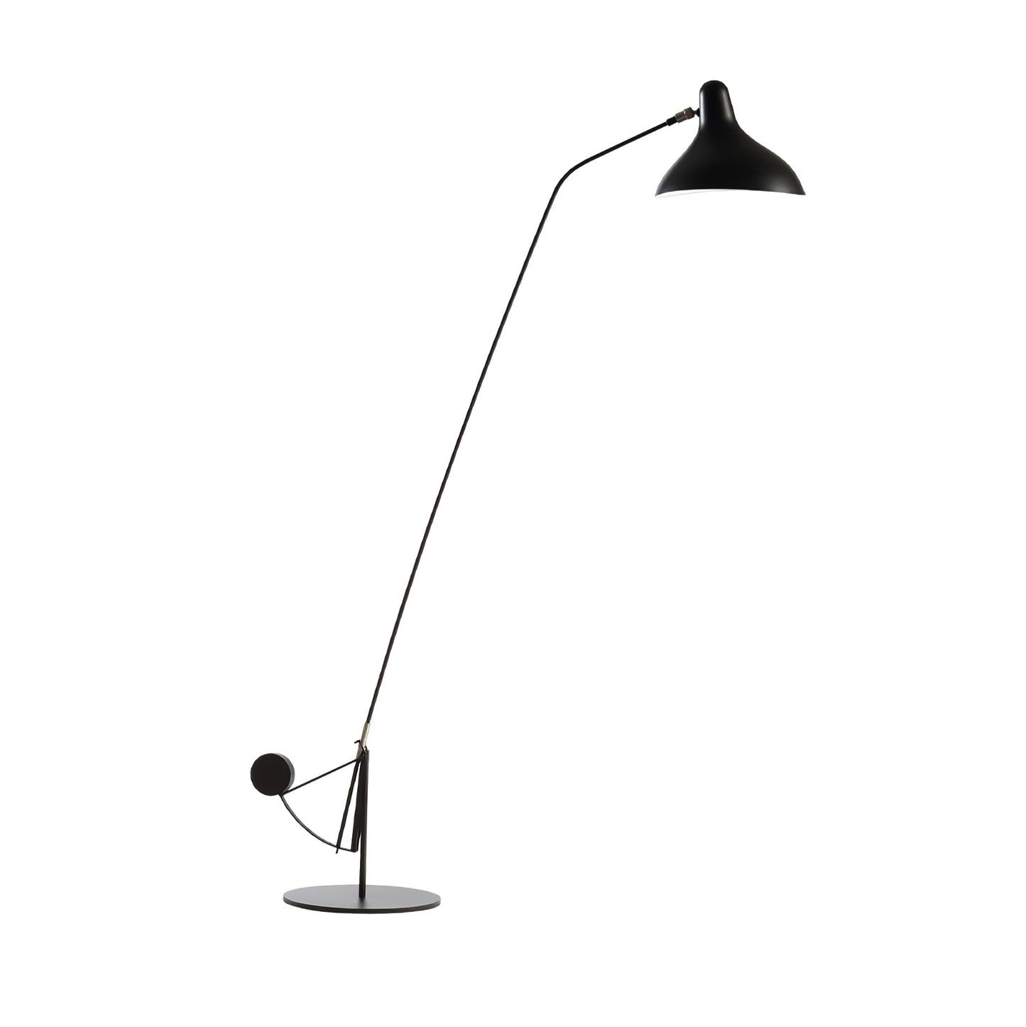 Mantis Arm Eclectic Metal Floor Lamp