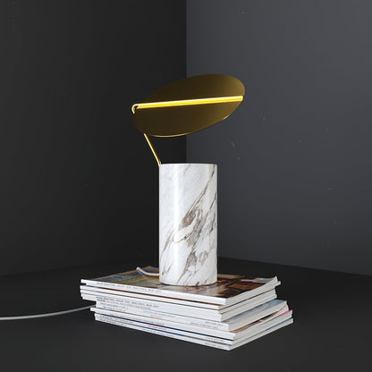 Marble Coffee Modern Metal Table Lamp