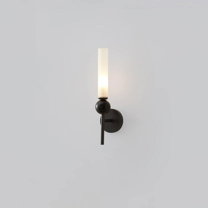 Marble Vertical Modern Brass Wall Lamp