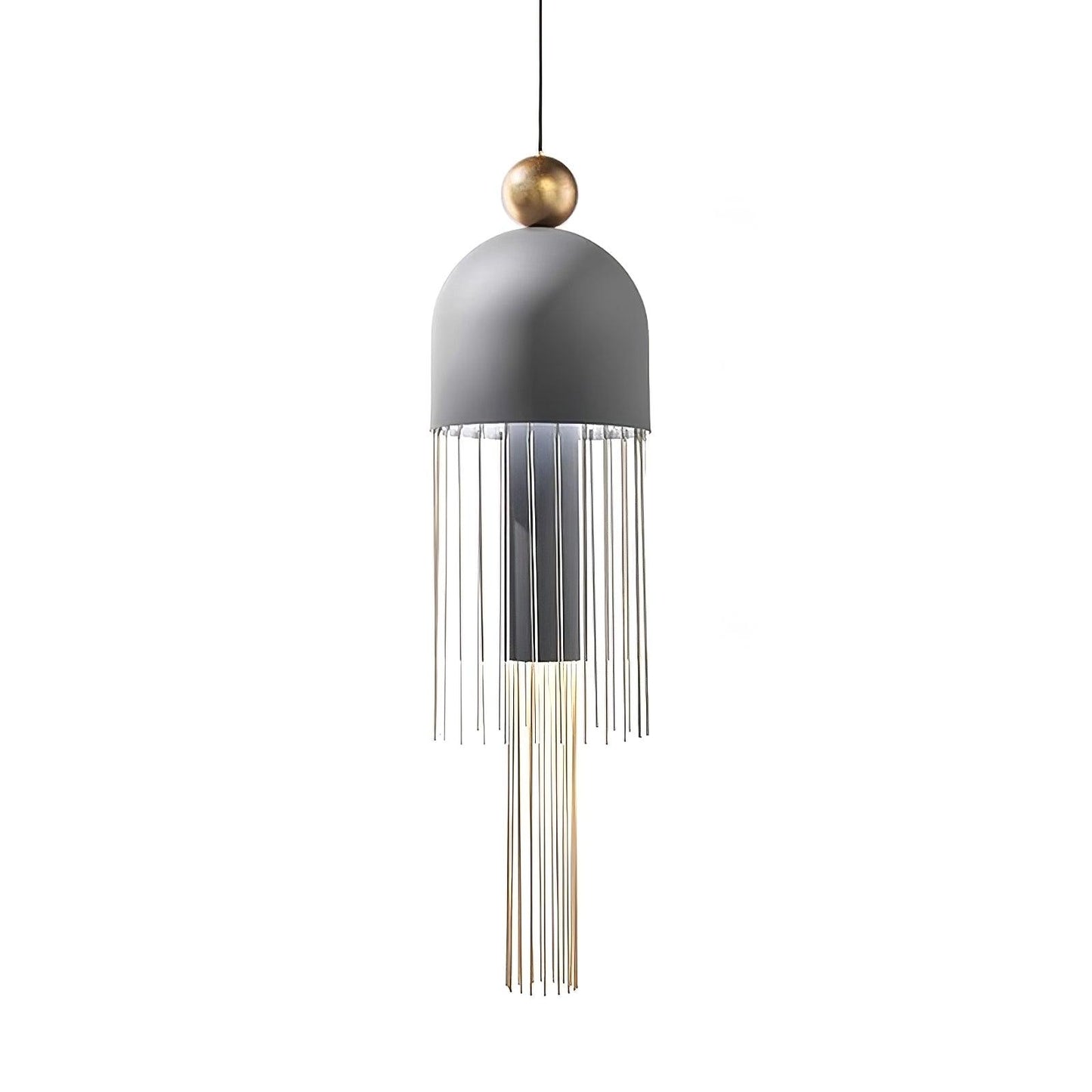 Metal Eclectic Crystal Pendant Light