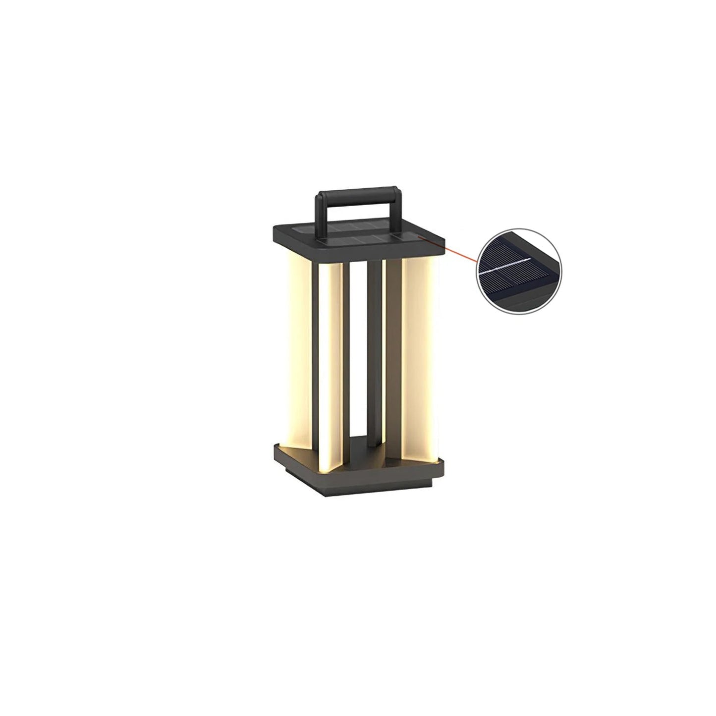 Metroluxe Minimalist Metal Outdoor Light