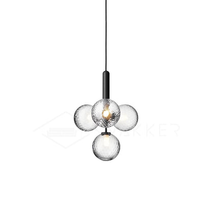 Scandiluxe Vintage Crystal Pendant Lamp