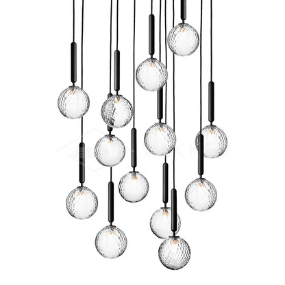 Scandiluxe Vintage Crystal Pendant Lamp