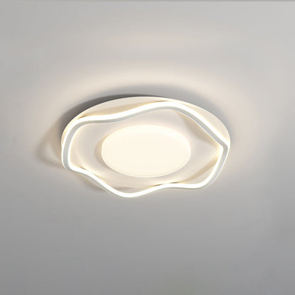 Minimalist Cloud Shape Modern Metal Ceiling Lamp