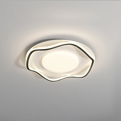 Minimalist Cloud Shape Modern Metal Ceiling Lamp