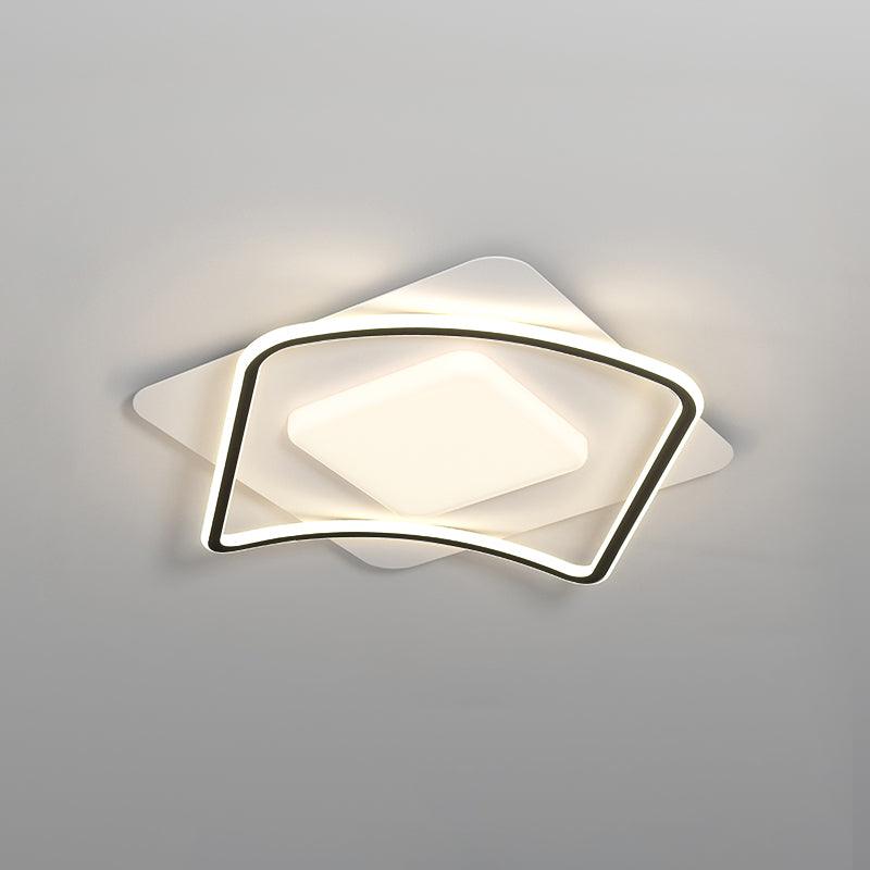 Geometry LED Minimalist Metal Ceiling Light