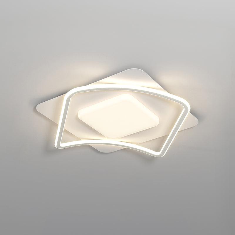 Geometry LED Minimalist Metal Ceiling Light