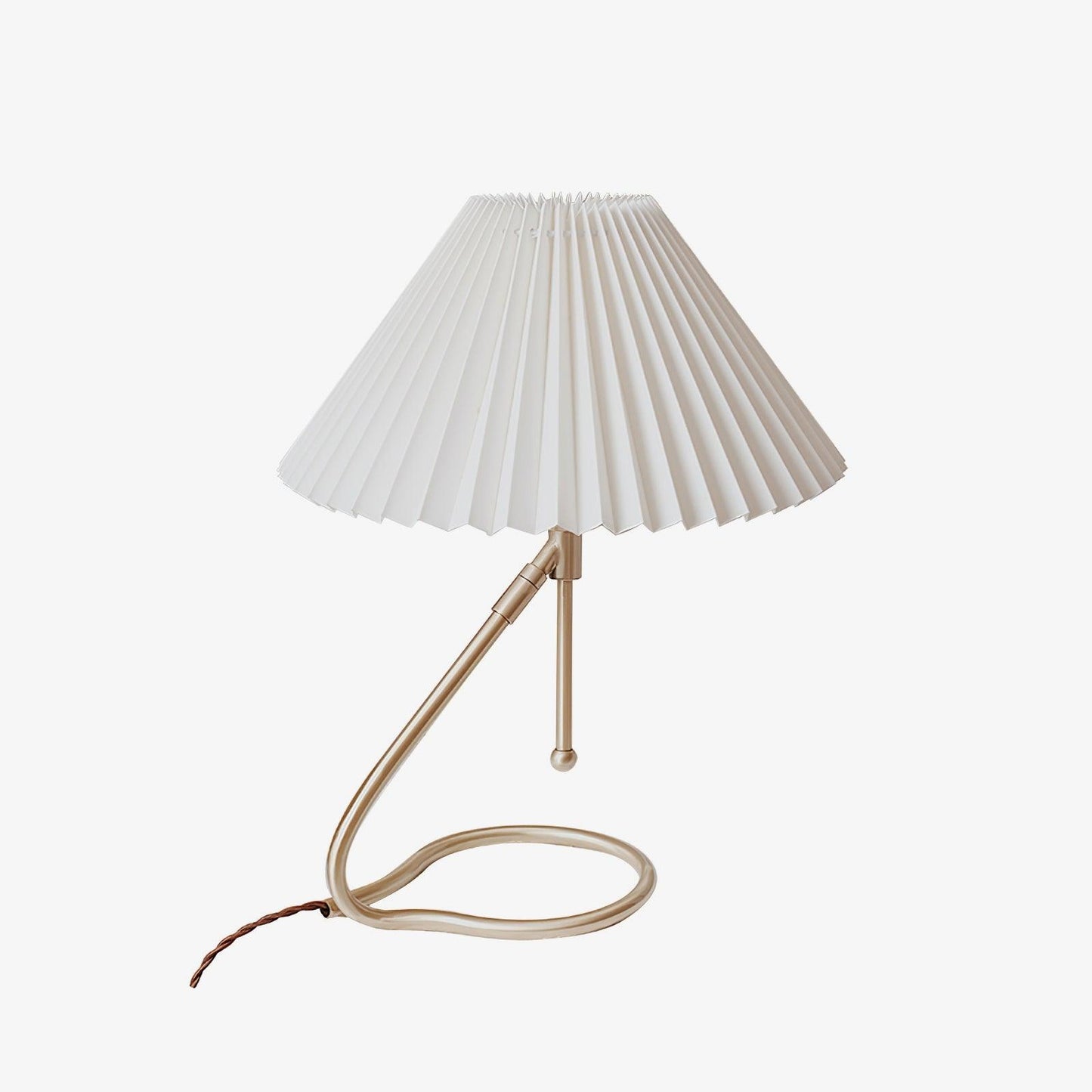 Levitate Pleated Minimalist Metal Table Lamp