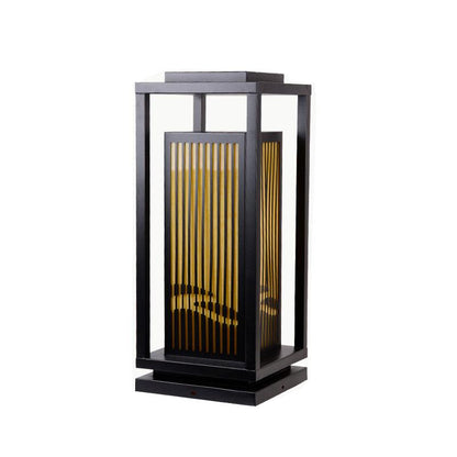 Square Cage Modern Metal Outdoor Light