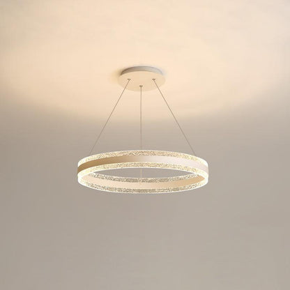 Circle LED Modern Aluminum Chandelier