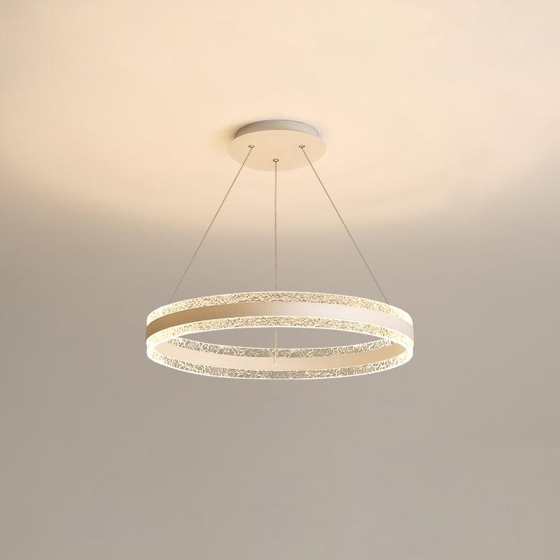 Circle LED Modern Aluminum Chandelier