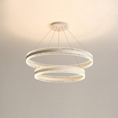 Circle LED Modern Aluminum Chandelier