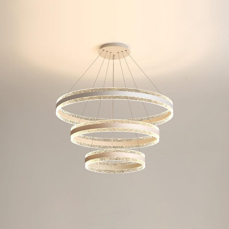 Circle LED Modern Aluminum Chandelier