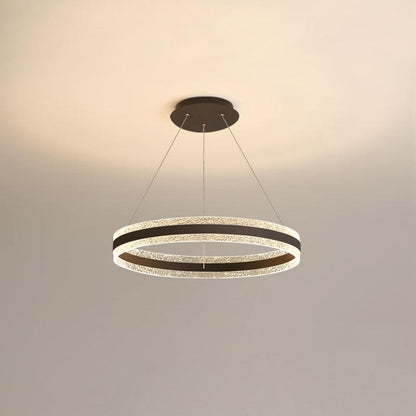 Circle LED Modern Aluminum Chandelier