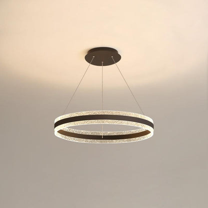 Circle LED Modern Aluminum Chandelier