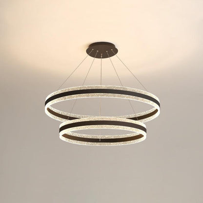 Circle LED Modern Aluminum Chandelier