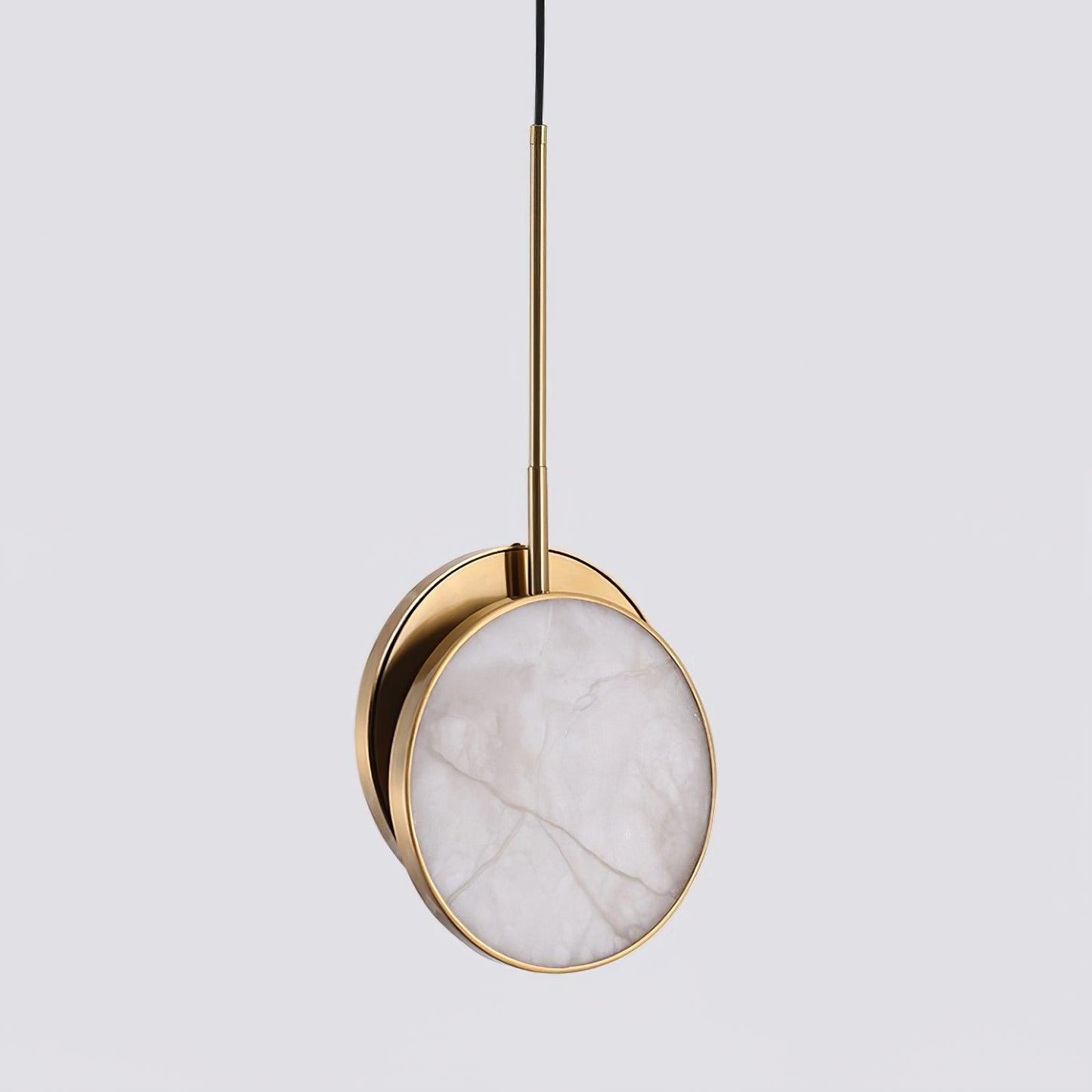 Moonshade Luxury Brass Pendant Light