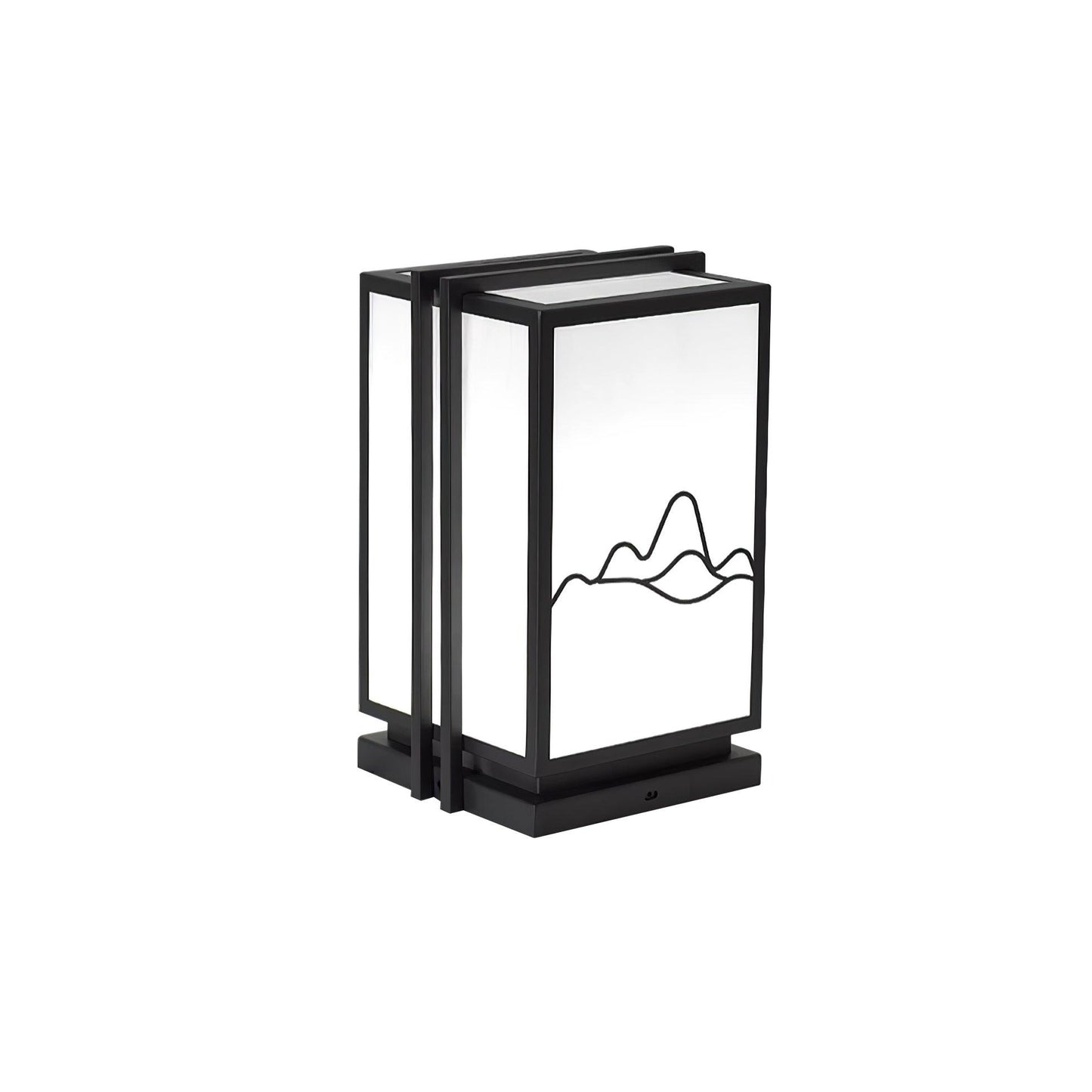 Mountain Minimalist Steel Outdoor Post Light