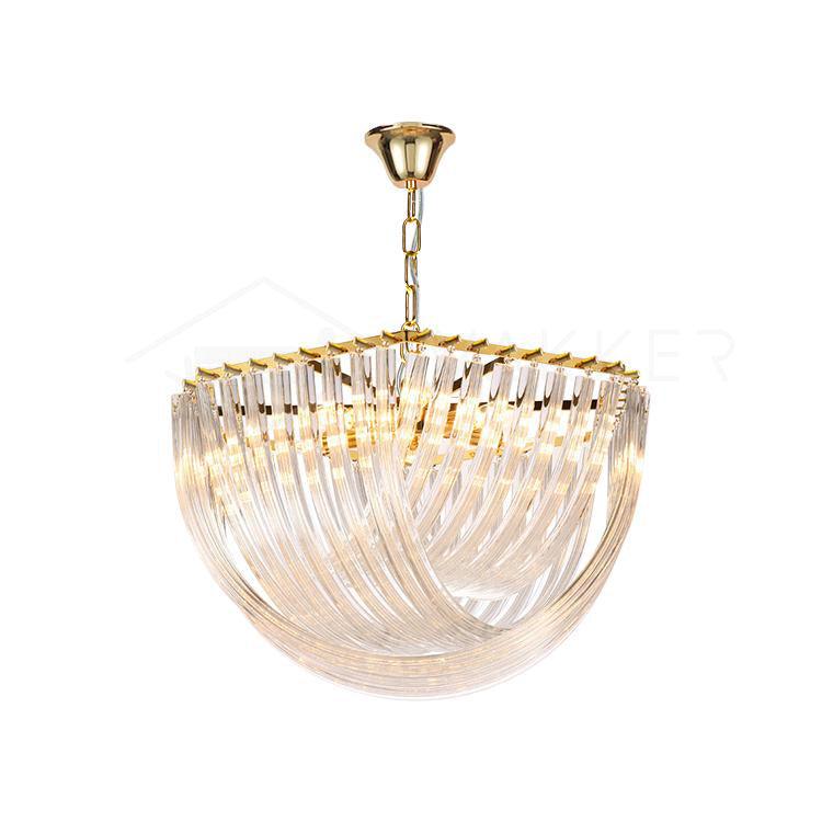 Trevi Murano Mid-century Crystal Chandelier