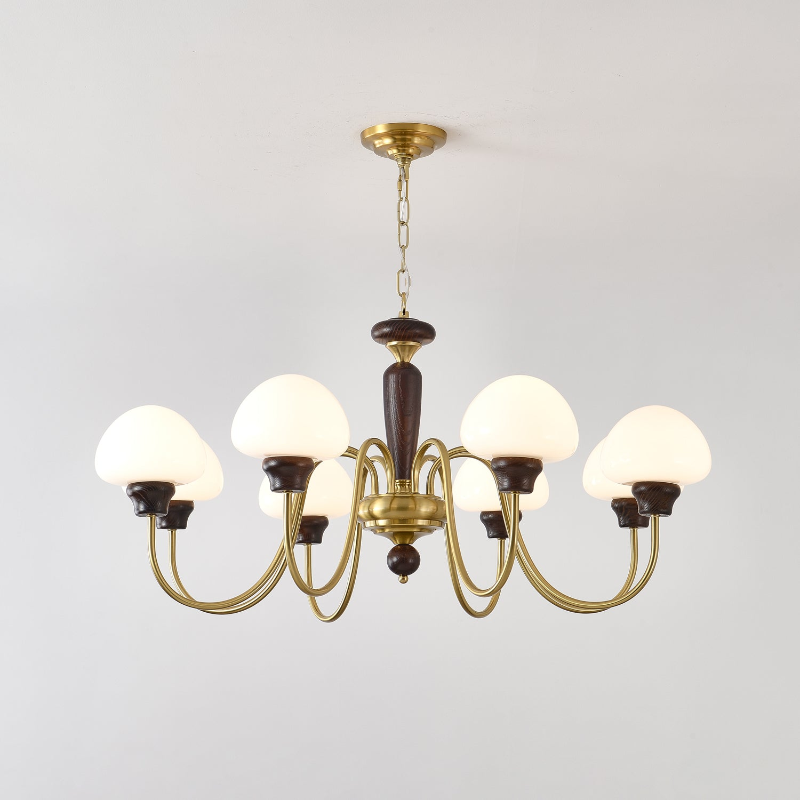 Mushroom Cap Modern Crystal Chandelier