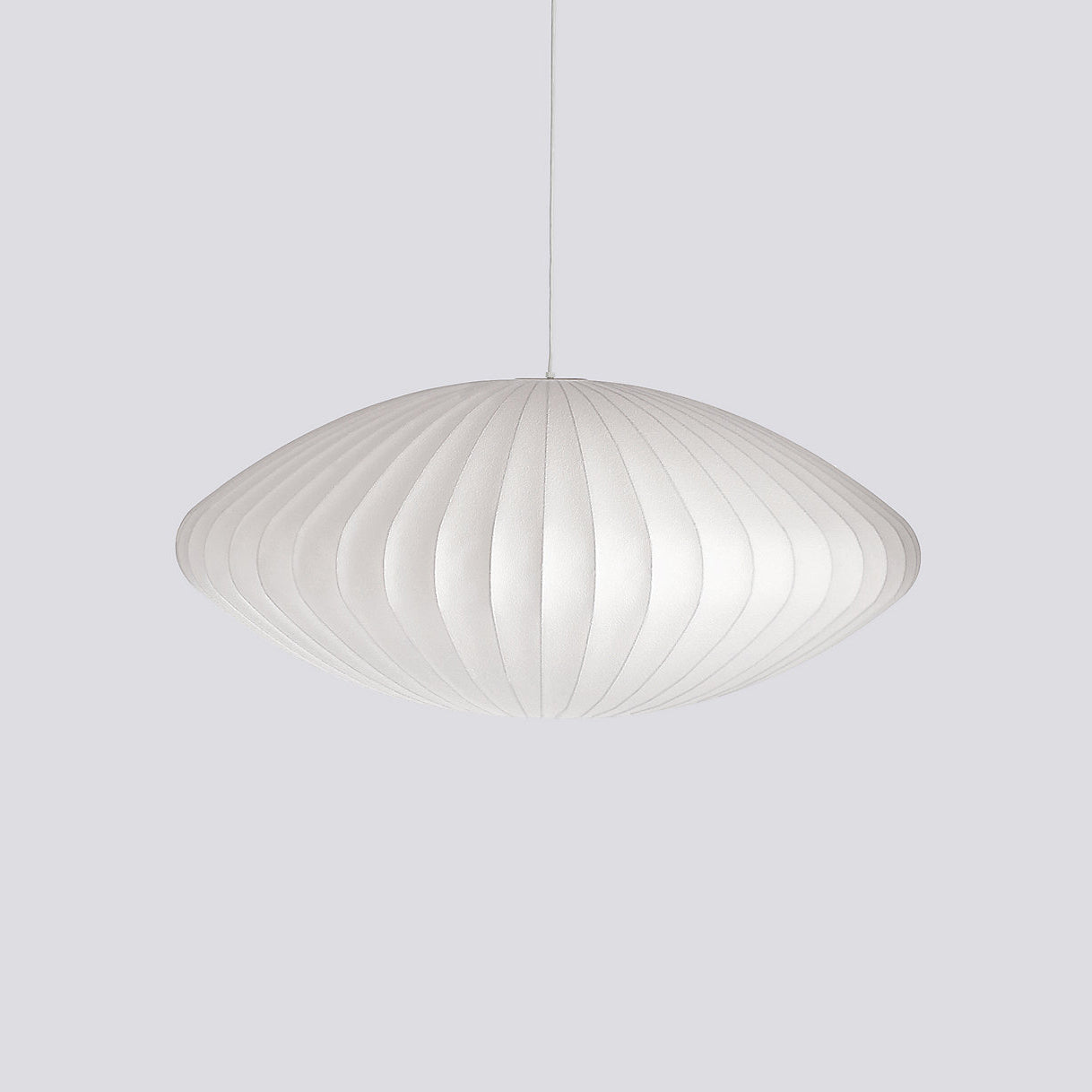 Bubble Mulberry Silk Eclectic Metal Pendant Lamp