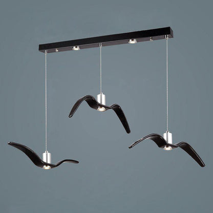 Seagull Resin Minimalist Metal Pendant Light