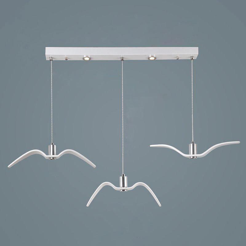 Seagull Resin Minimalist Metal Pendant Light