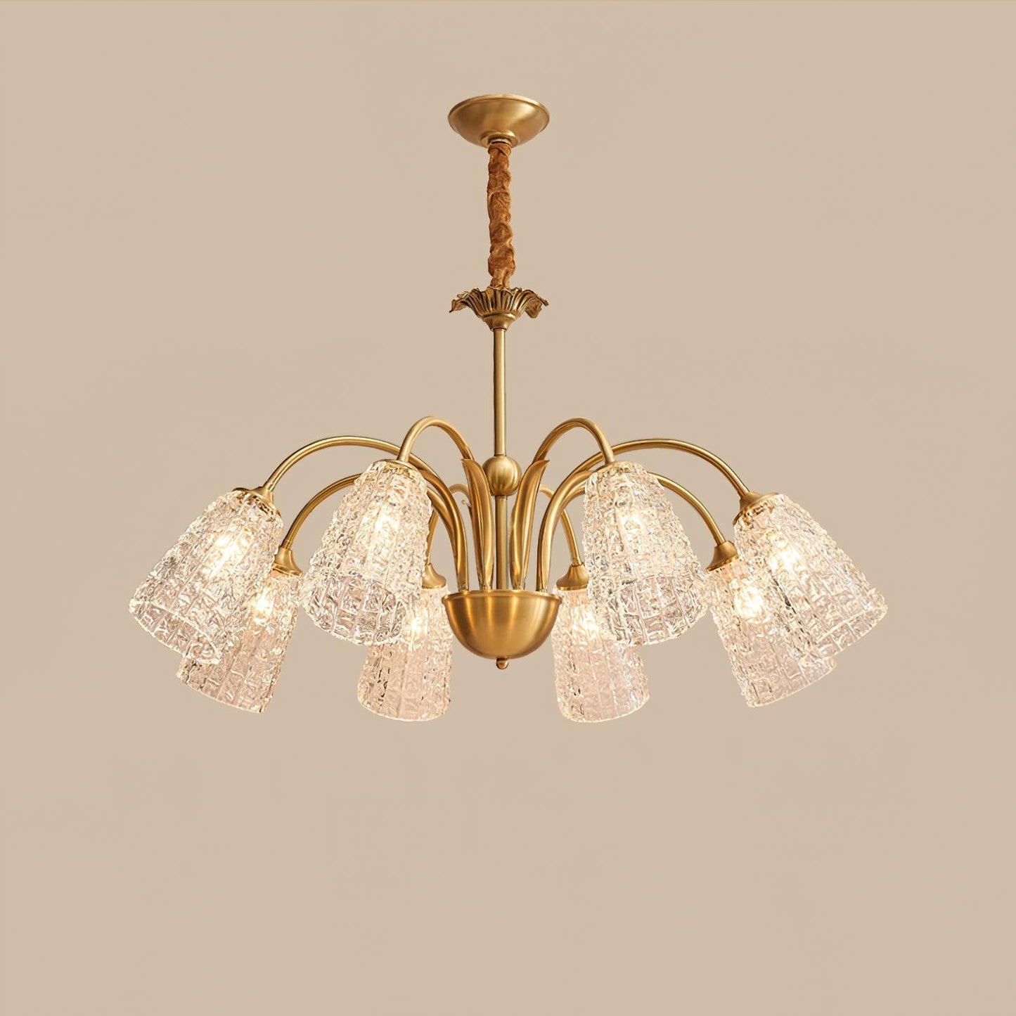 Nikoll Art Deco Crystal Chandelier