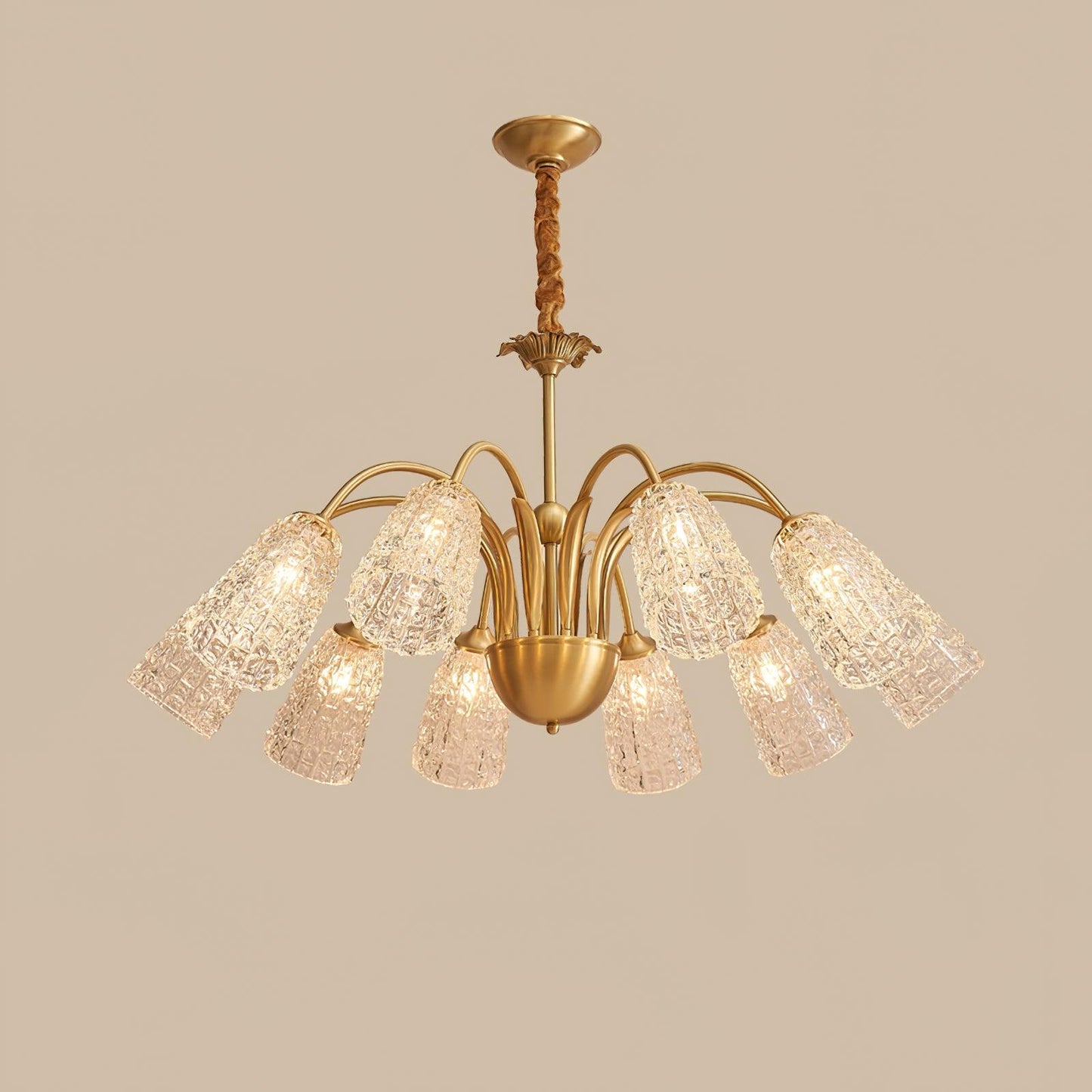 Nikoll Art Deco Crystal Chandelier