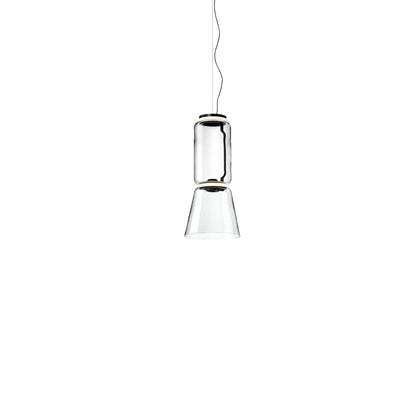 Cylindrical Eclectic Crystal Pendant Light