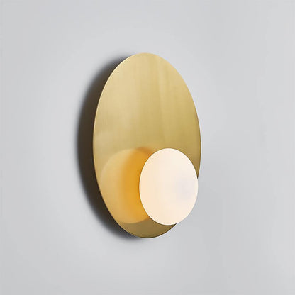 Nodes Angled Minimalist Crystal Wall Sconce